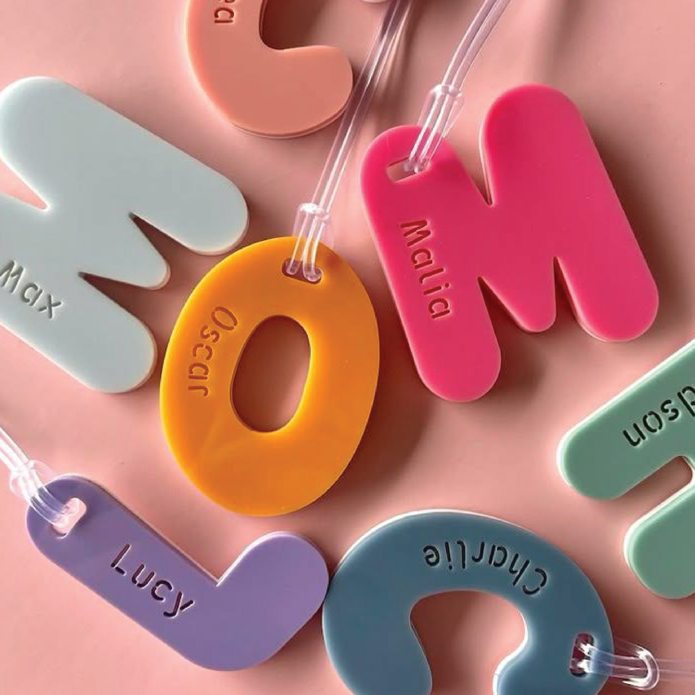 Candy Initial Keychain