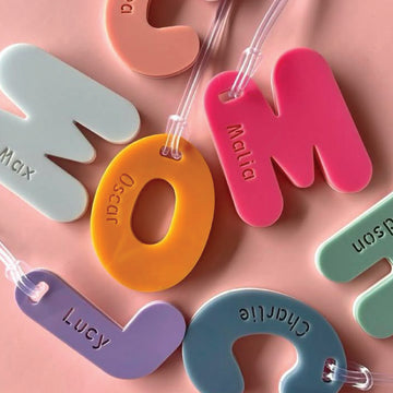 Candy Initial Keychain
