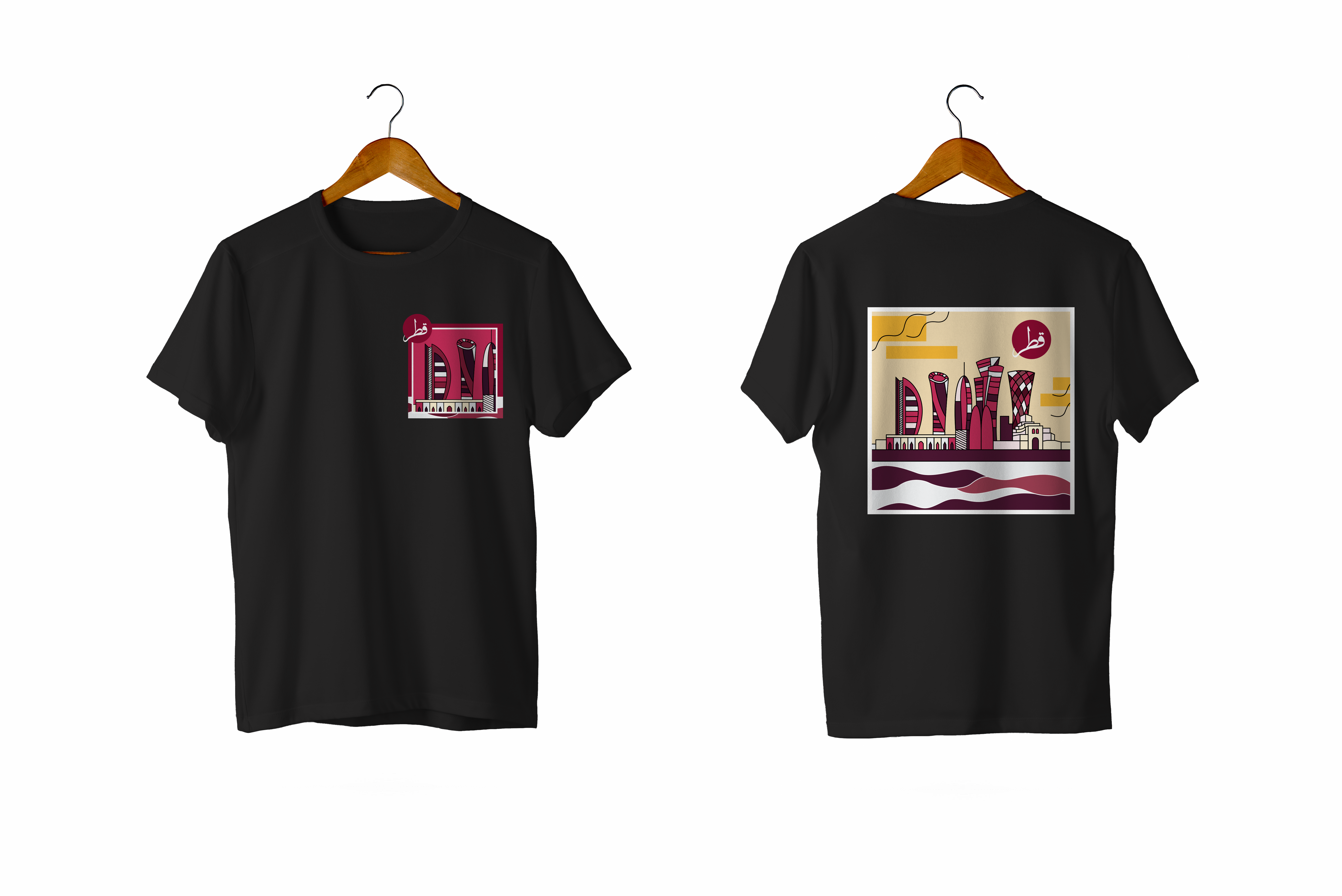 Doha Corniche Stamp Shirt