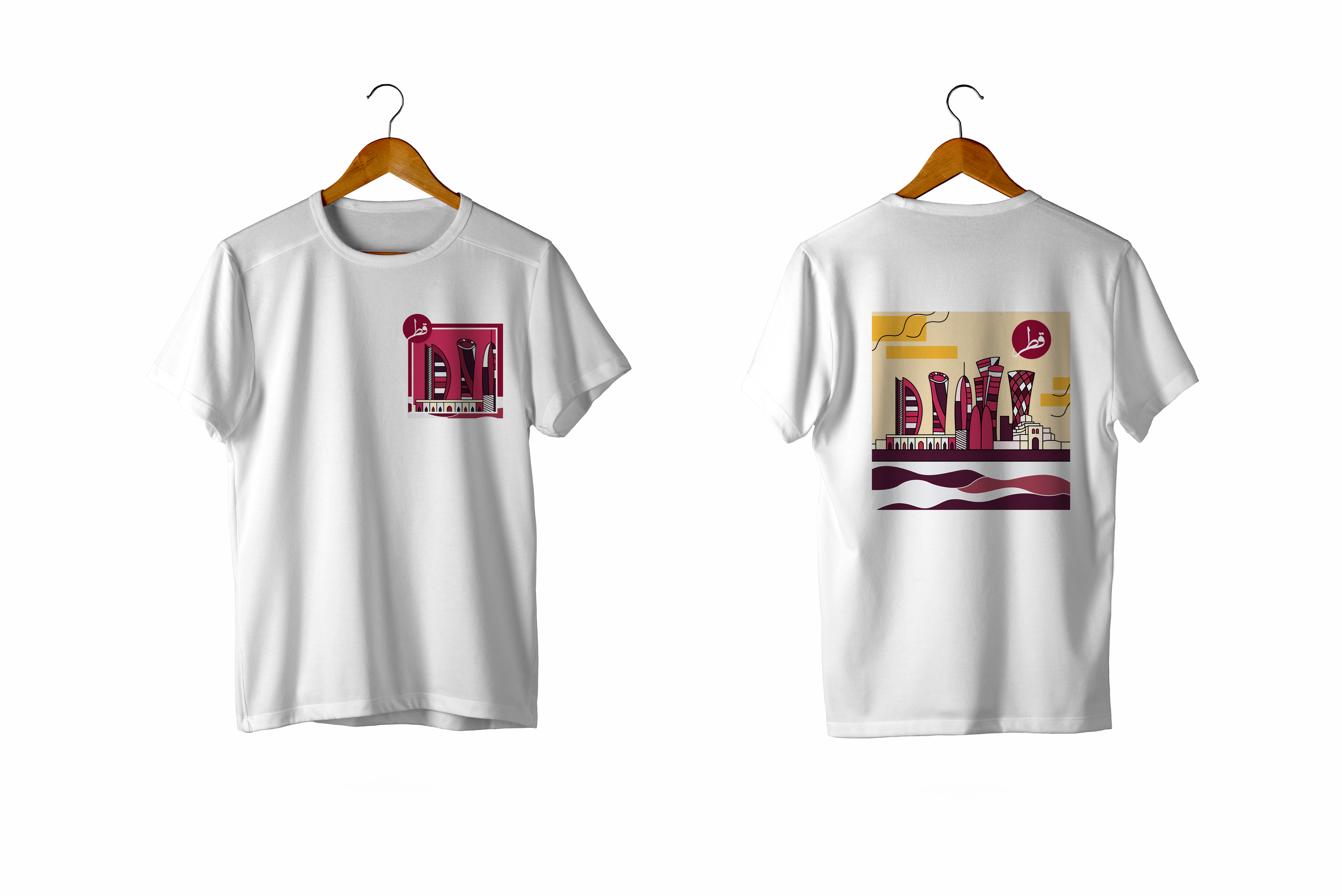 Doha Corniche Stamp Shirt
