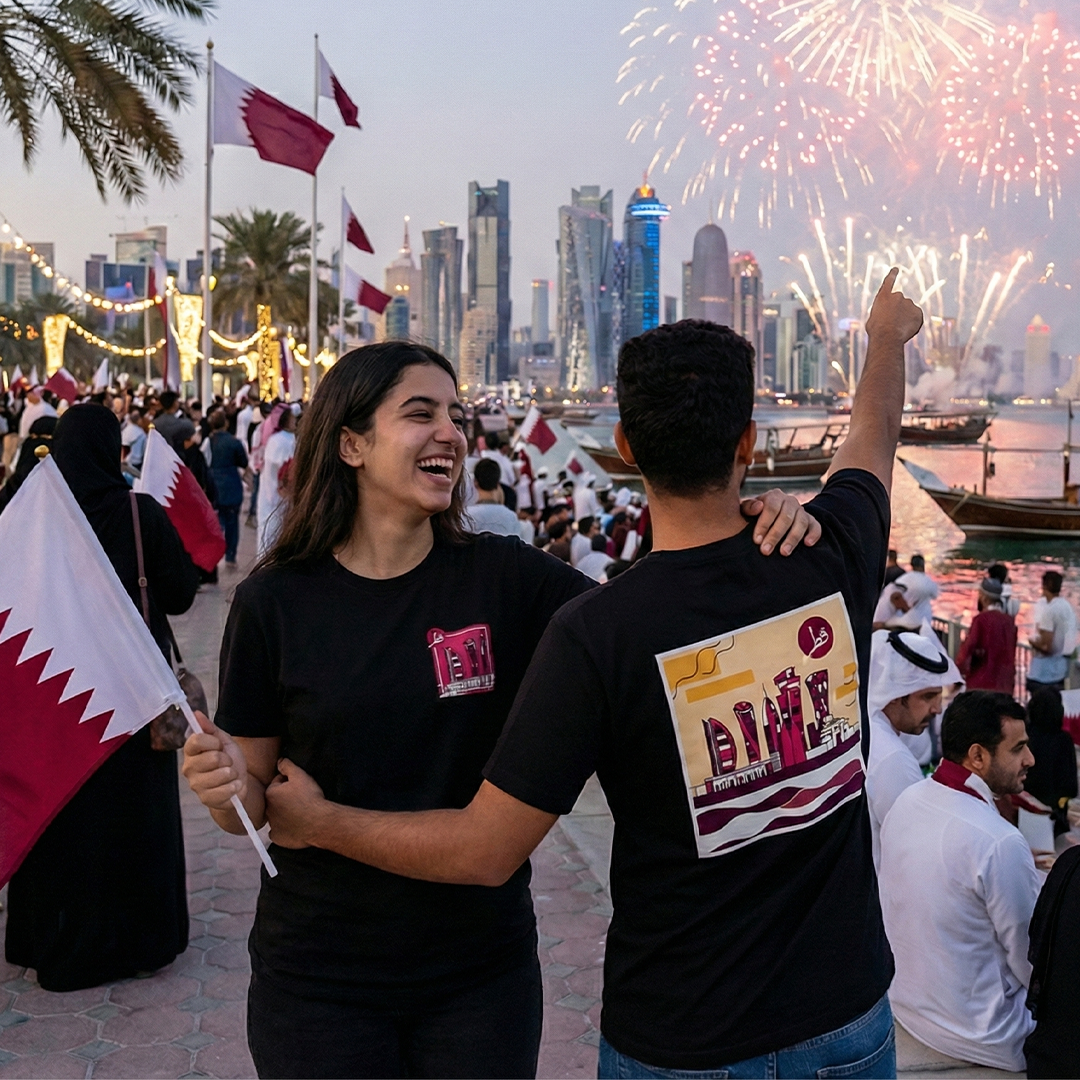 Doha Corniche Stamp Shirt