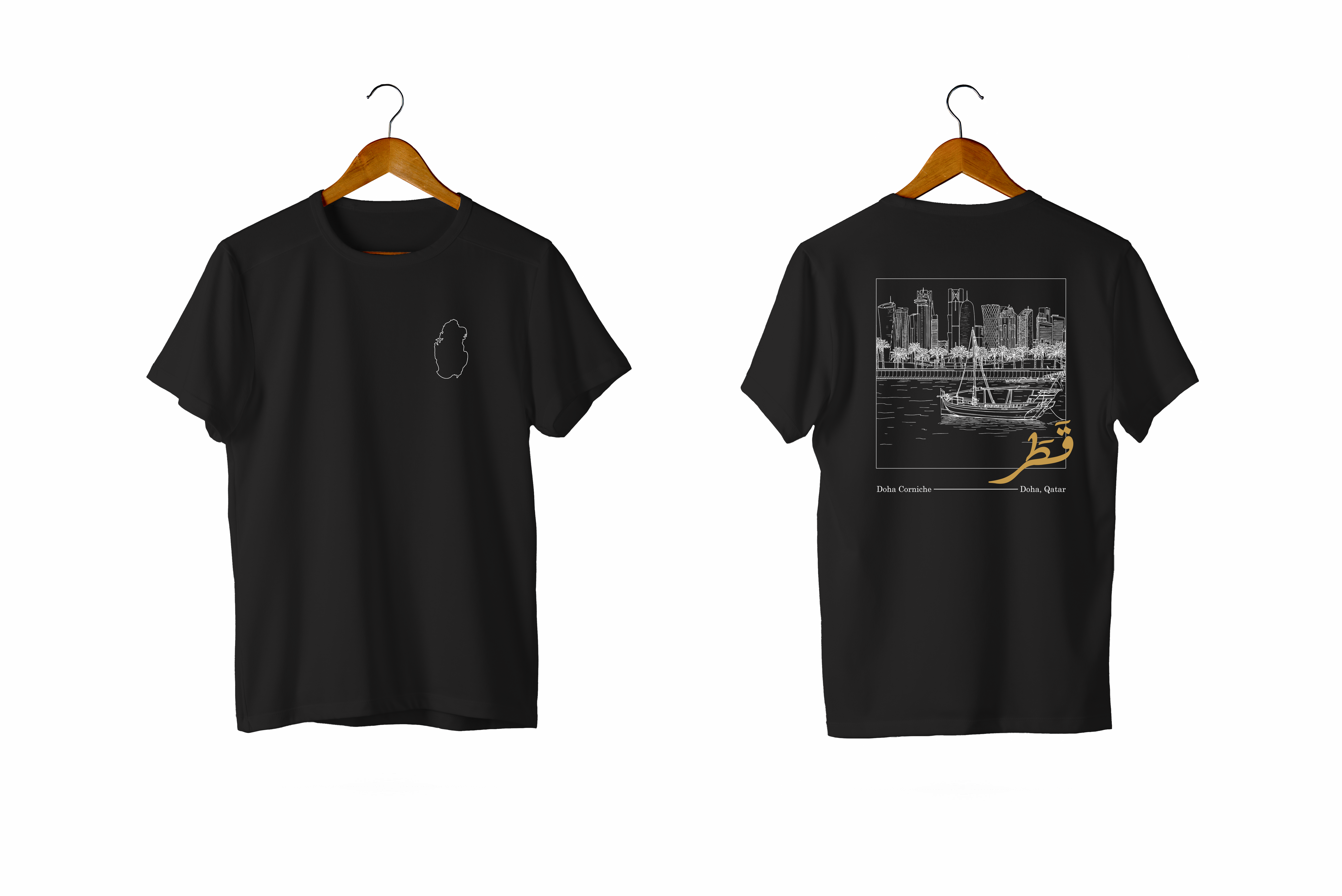 Doha Corniche Sketch Shirt