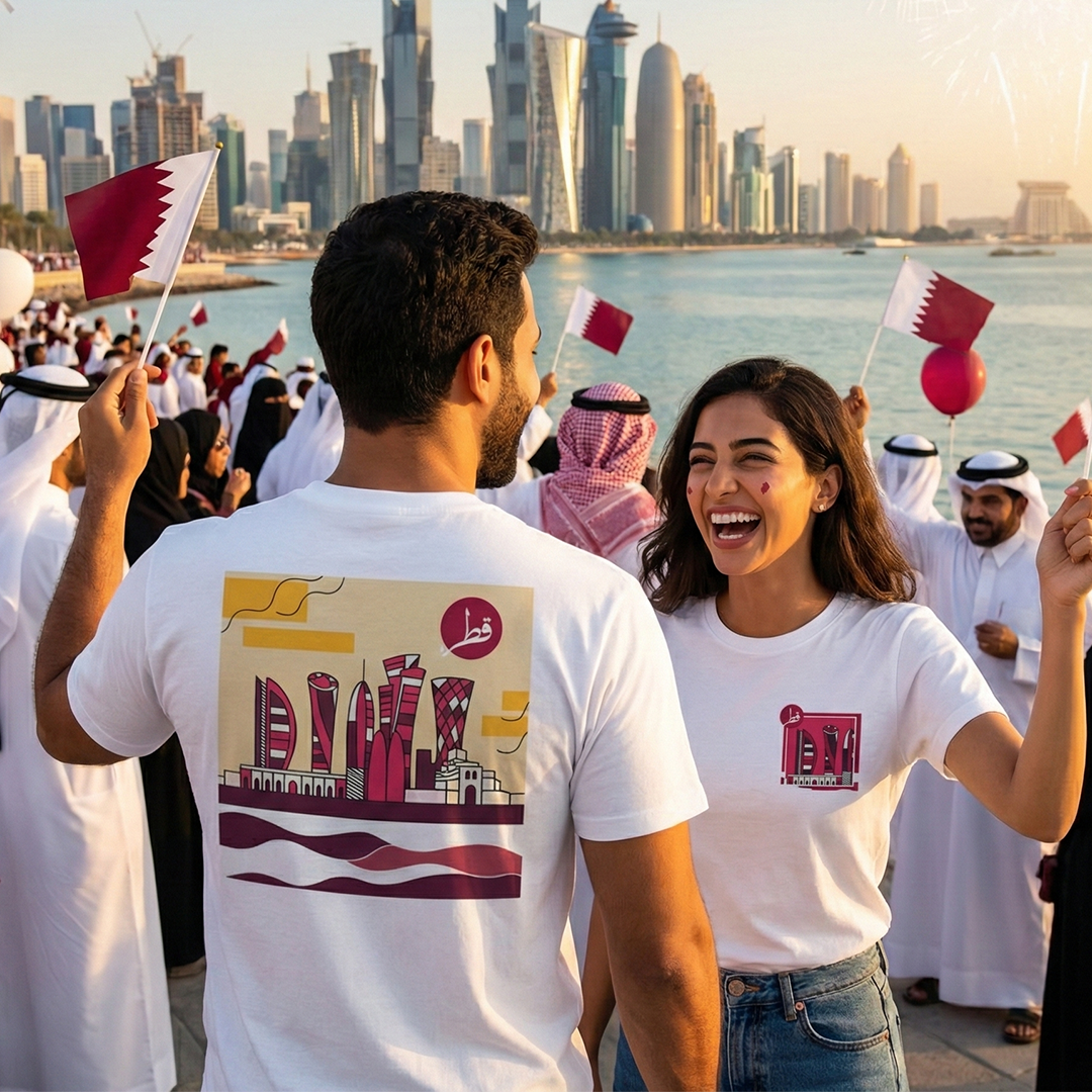 Doha Corniche Stamp Shirt