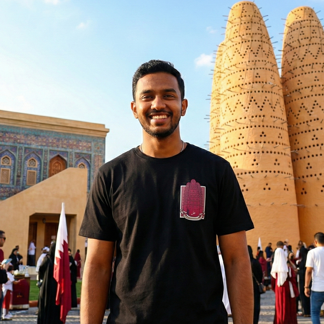 Katara Cultural Village Stamp Shirt