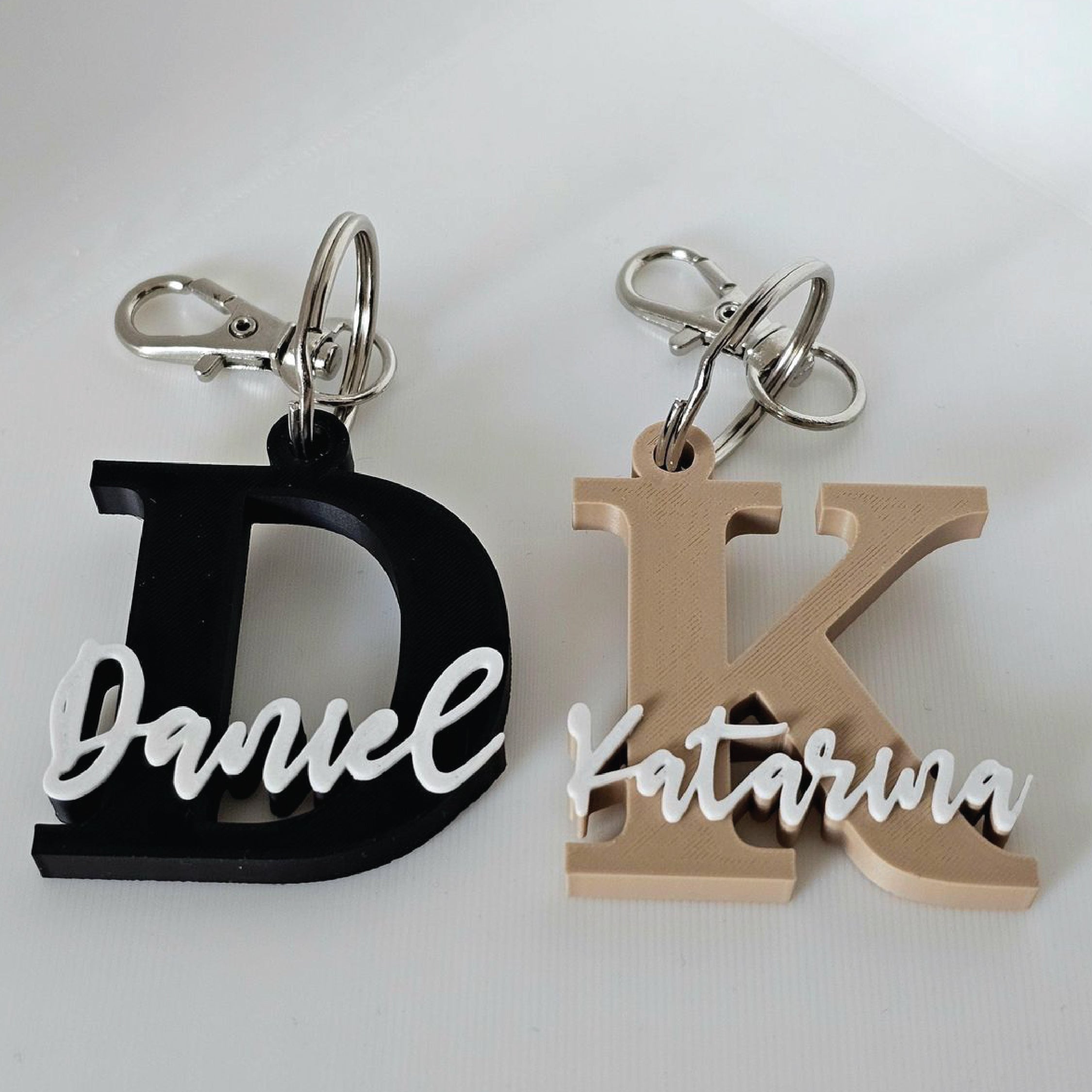Signature Initial Keychain