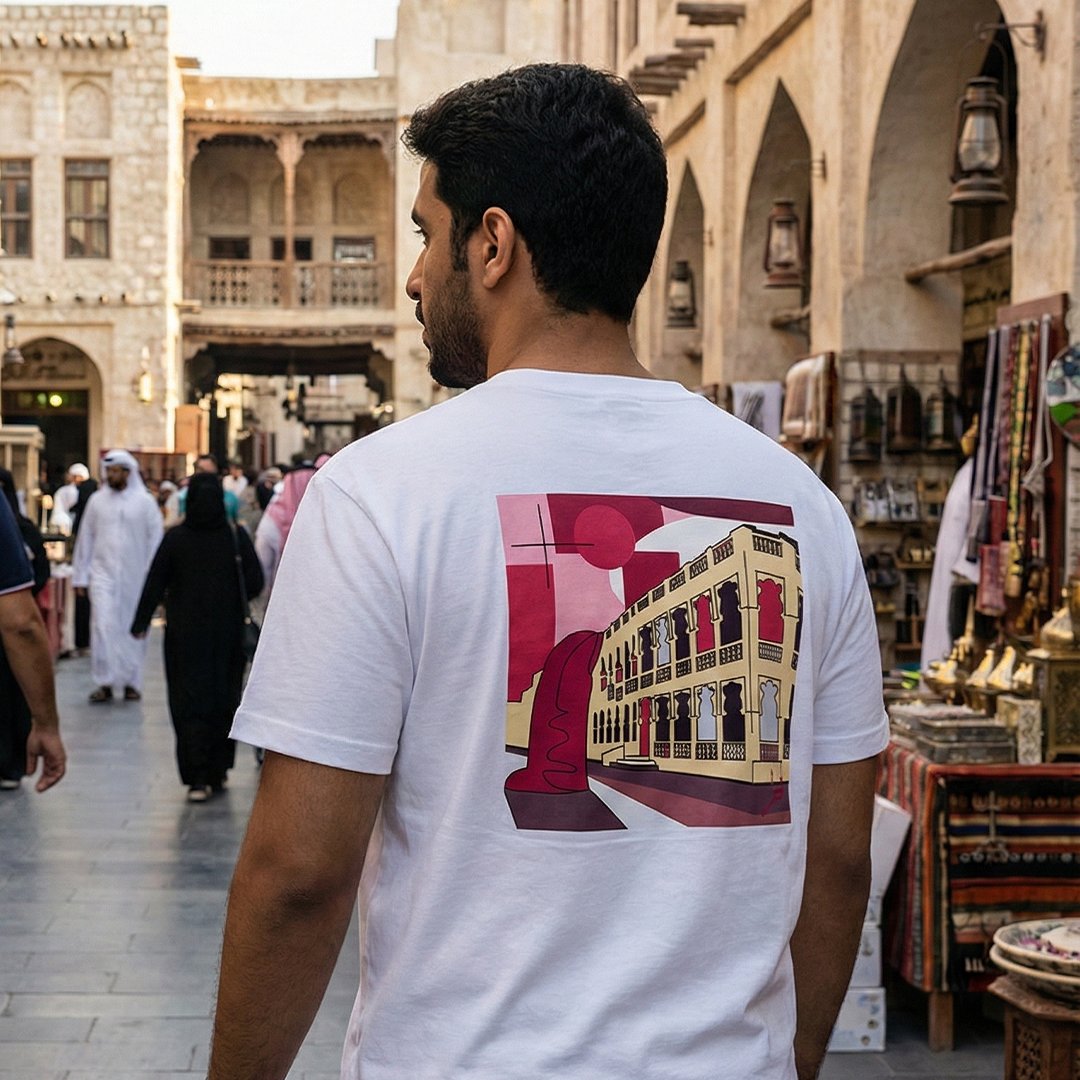 Souq Waqif Stamp Shirt