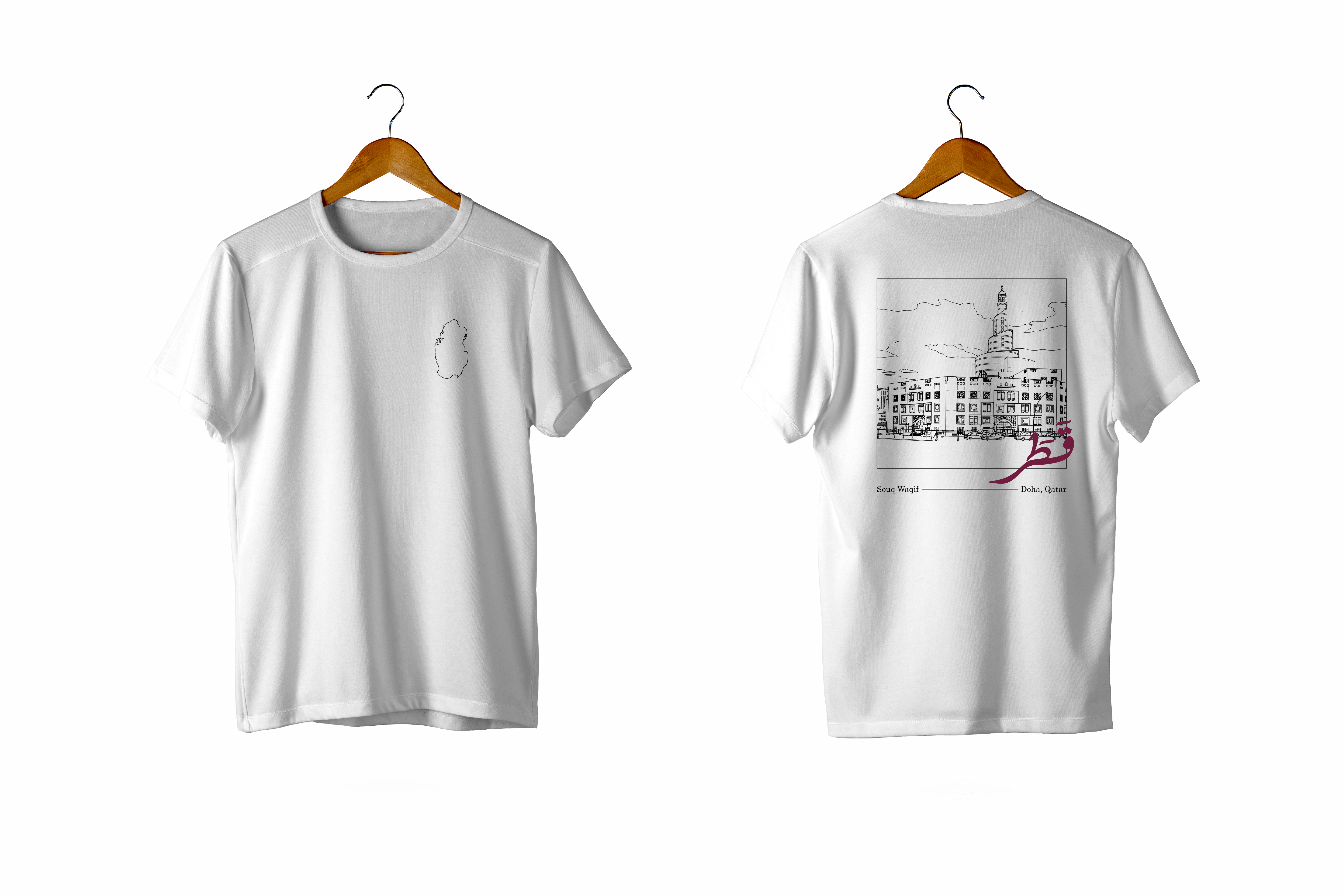 Souq Waqif Sketch Shirt